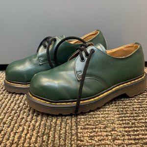 Vintage green Dr. Marten’s low-top boots